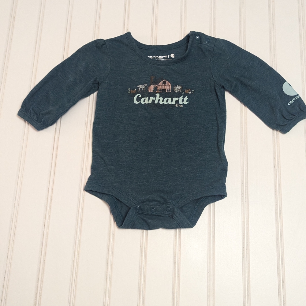 Carhartt Long Sleeve Baby Bodysuit